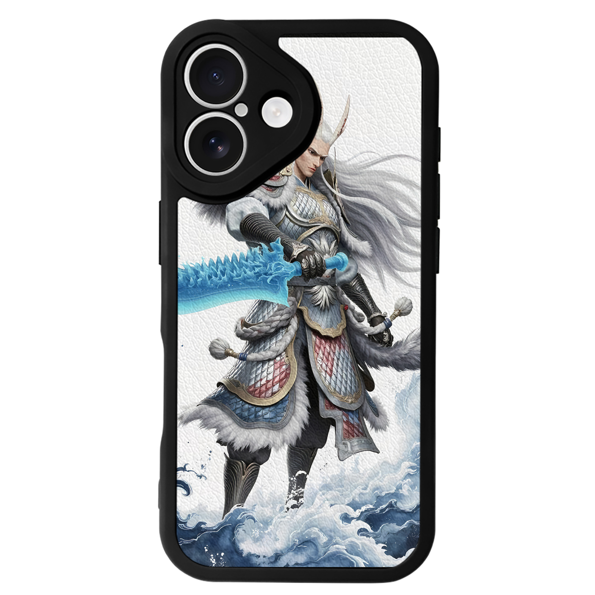 （画像用） Ne Zha 2 ナタ 魔童の大暴れ 【iPhone 16シリーズ対応】シリコンスマホケース（レザー調） 材質：シリコン